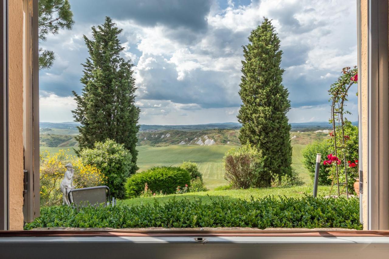 Tuscany Balcony: Crete Senesi Casetta Екстер'єр фото